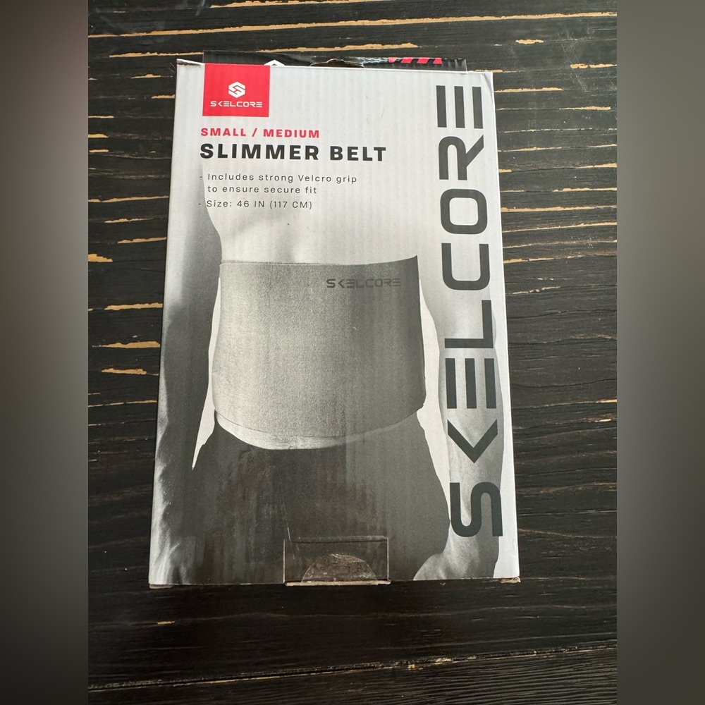 Skelcore Slimmer Waist Belt Men Women Unisex Small Medium Back Pain Posture